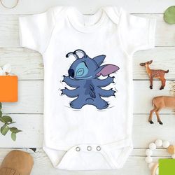 Lilo & Stitch Character COTTON Baby Onesie Bodysuit NAVA444