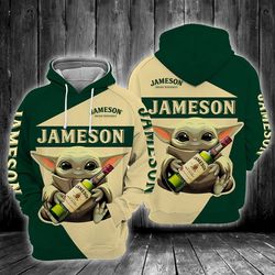 Jameson Irish Whiskey HOODIE/ZIP HOODIE Design 3d Full Printed High Quality QC203