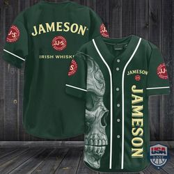 Jameson Irish Whiske Baseball Shirt Design 3d Full Printed Sizes S - 5XL 280190