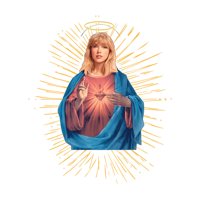 Svg270623t009 Funny Saint Taylor Swift Png The Eras Tour Png Silhouette File Svg270623t009png.png
