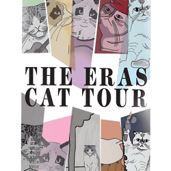 the eras cat tour taylor swift png, taylor c1at, cat mom png