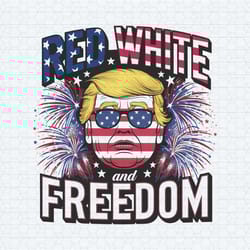 red white and freedom donald trump fireworks png