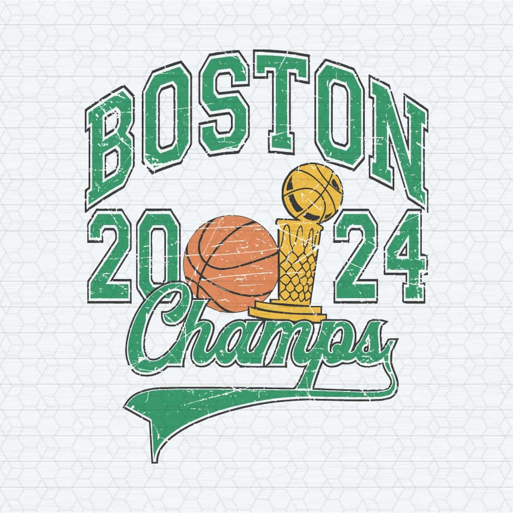 Retro Boston 2024 Champs NBA Basketball SVG.jpg