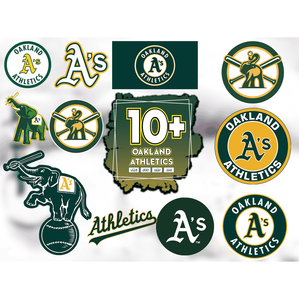 10 Files Oakland Athletics Baseball Svg Bundle, Oakland Baseball Lovers Svg.png