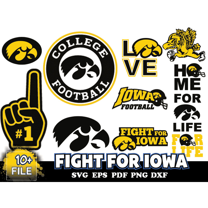 11 Files Iowa Hawkeyes Svg Bundle, Fight For Iowa Logo Svg.png