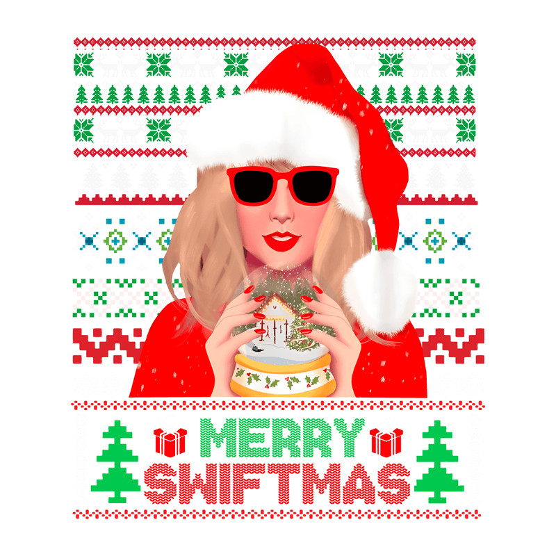 0311231060 Merry Swiftmas Taylor Swift Santa Png Sublimation Design 0311231060.png
