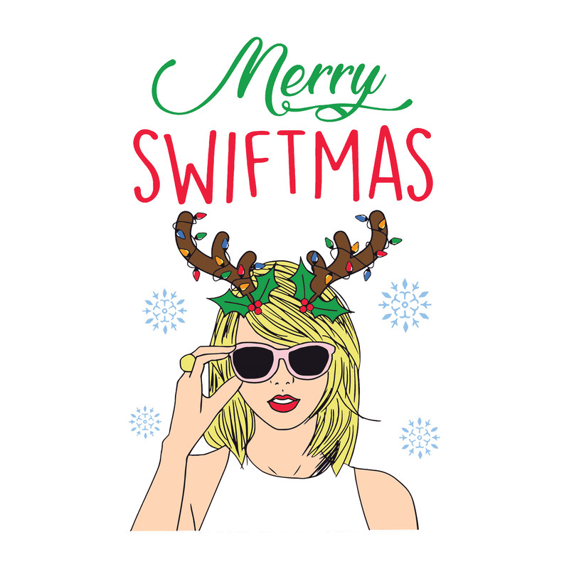 0311231063 Merry Swiftmas Taylor The Eras Tour Svg File For Cricut 0311231063.png