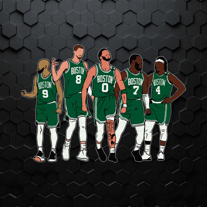 Boston Celtic Basketball Players SVG.jpeg