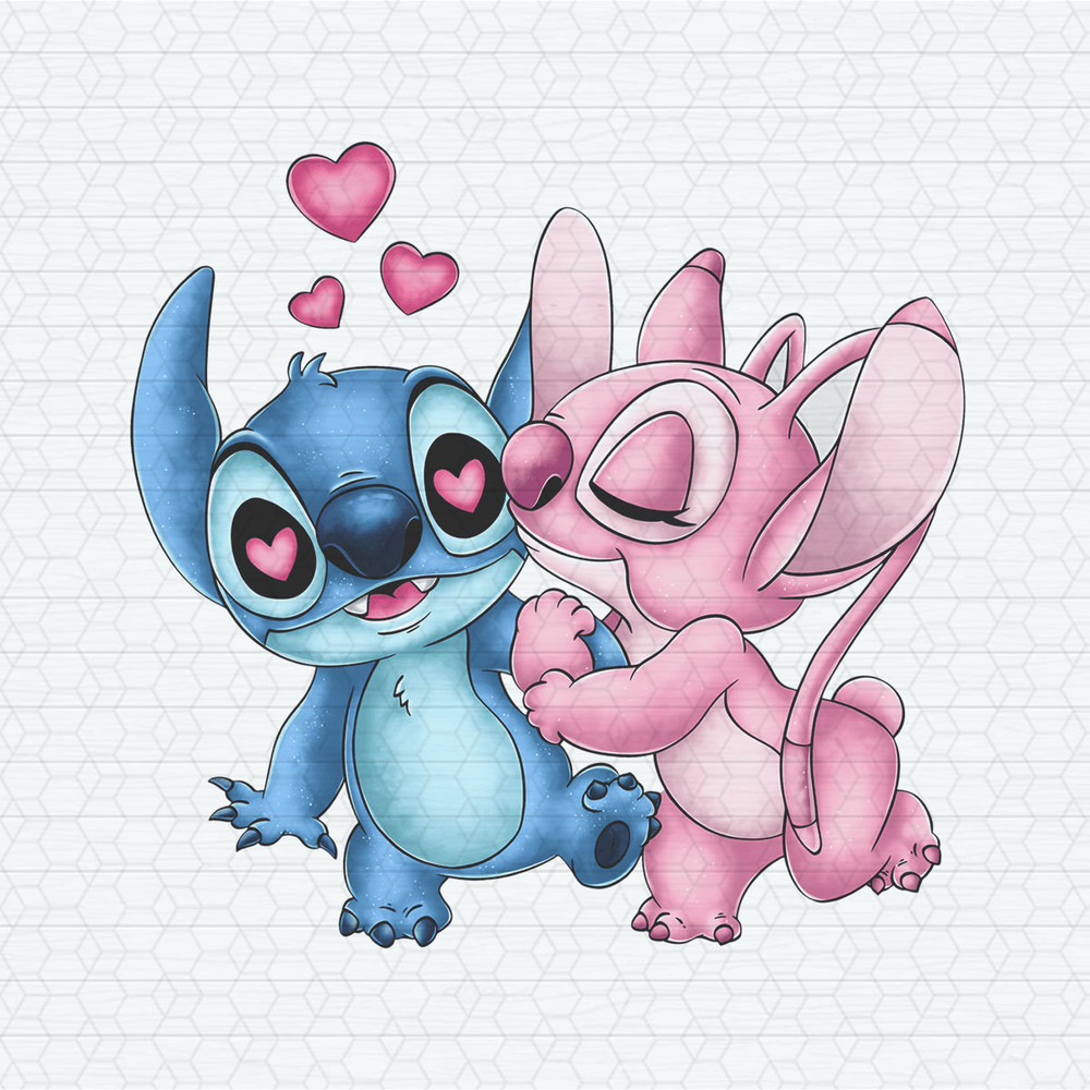 Stitch And Angel Couple Valentine PNG.jpeg