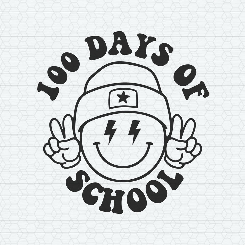 Smiley Face 100 Days Of School SVG.jpeg