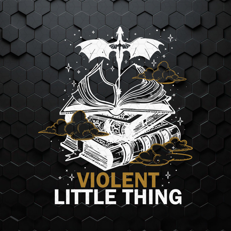 Violent Little Thing Dark Academia Mystical SVG.jpeg