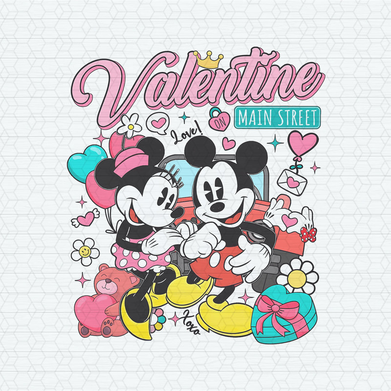 Mickey And Minnie Couple Valentine On Main Street PNG.jpeg