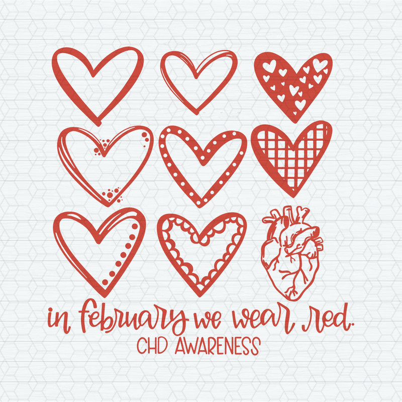 In February We Wear Red Chd Awareness SVG.jpeg