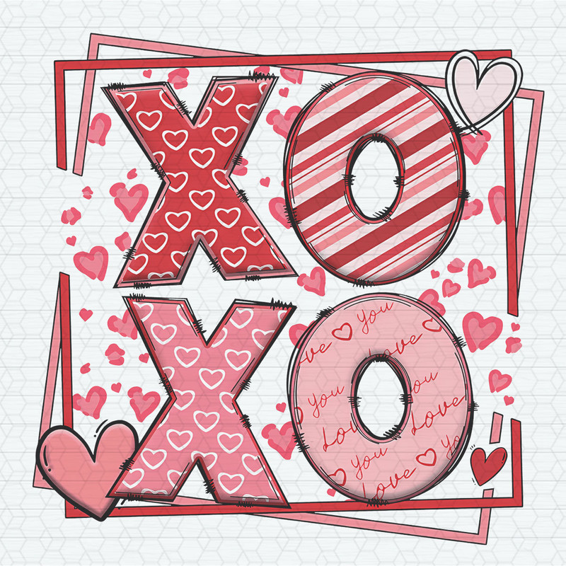 Retro Xoxo Valentines Day PNG.jpeg