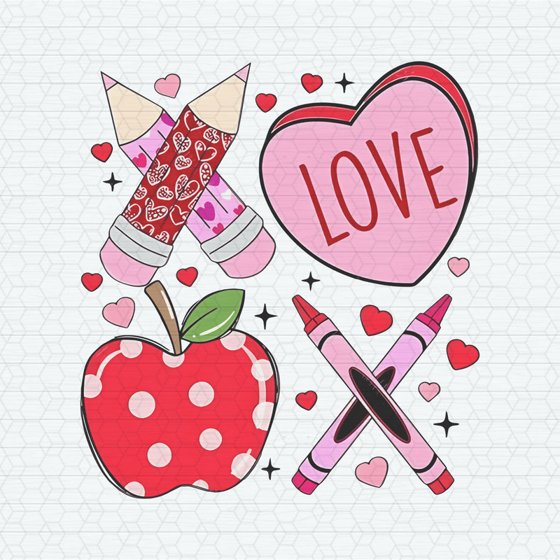Xoxo Teacher School Valentine PNG.jpeg