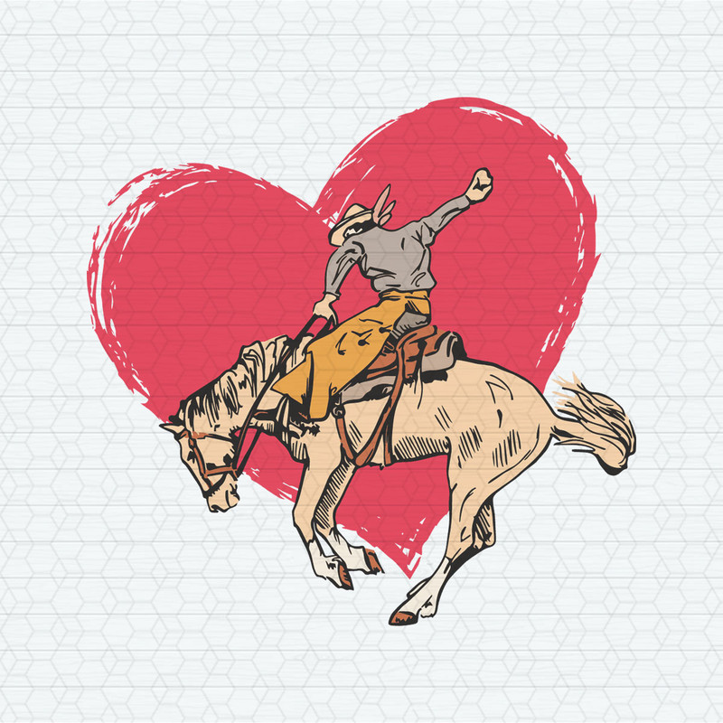 Cowboy Rodeo Bucking Love Heart SVG.jpeg