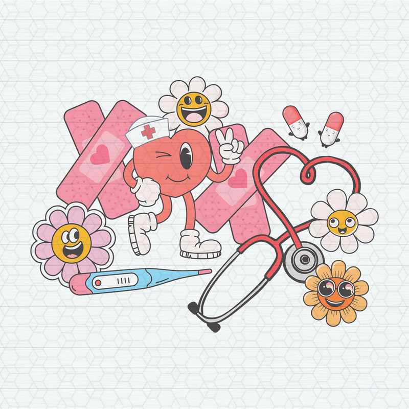 Cute Xoxo Nurse Valentine PNG.jpeg