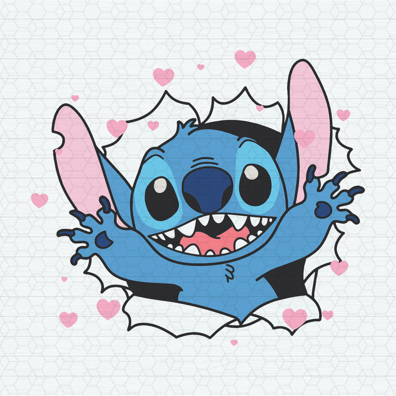 Stitch Cute Happy Valentine SVG.jpeg