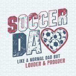 retro soccer dad like a normal dad svg