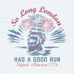 vintage so long london had a good run svg