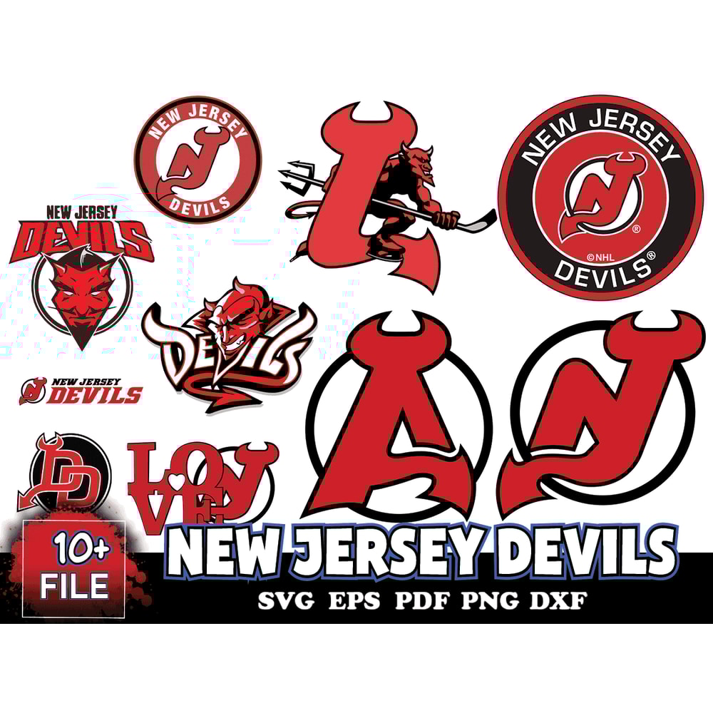 10 Files New Jersey Devils Svg Bundle, New Jersey Devils NHL Logo Svg.png
