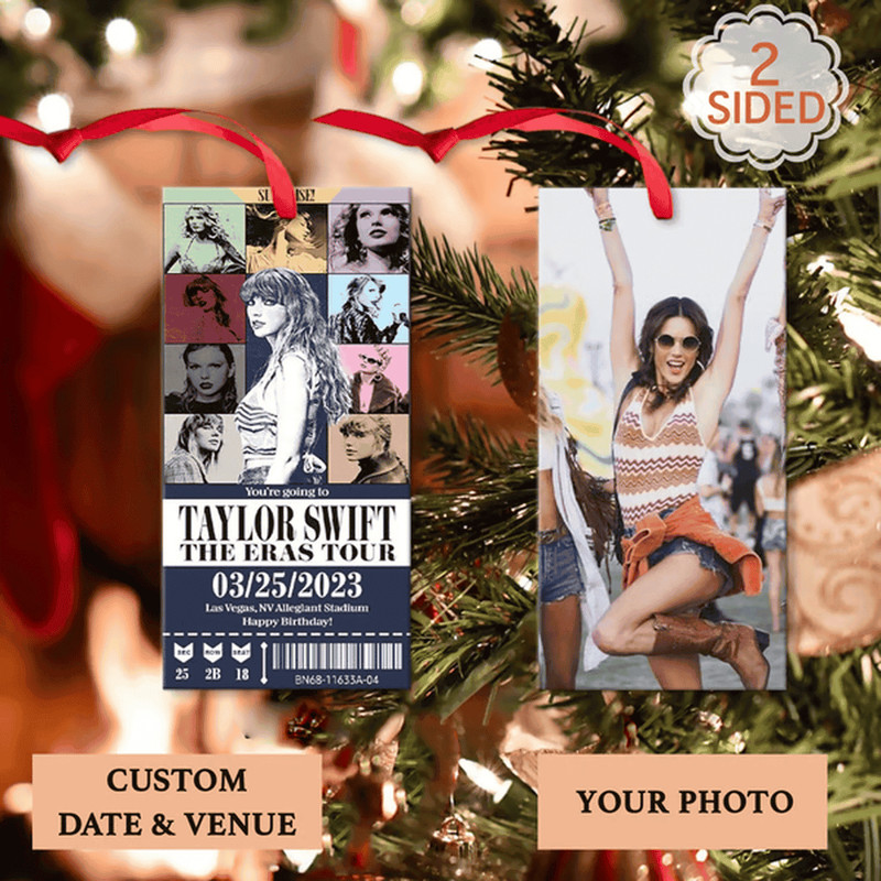 918- Personalized Eras Tour Ceramic Ornament, Taylor Swiftie Christmas Ornament, The Eras Tour Europe-image.png