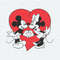 Valentine Mickey And Minnie Red Heart SVG.jpeg