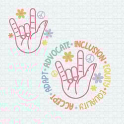 adapt advocate inclusion equity equality accept svg