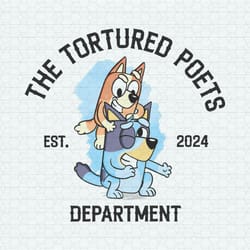bluey bingo the tortured poets retro department png