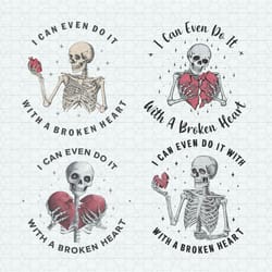 i can do it with a broken heart png bundle