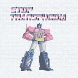 stop transphobia lgbt robot png