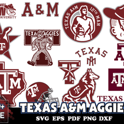 13 files texas a&m aggies svg bundle, texas a&m aggies logo svg