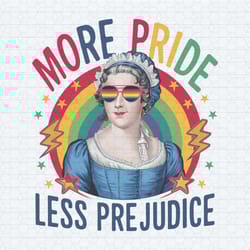 more pride less prejudice rainbow png