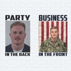 business in the front party in the back png