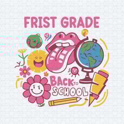 frist grade back to school kindergarten frist day of school svg
