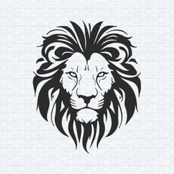 loin king crowned lion svg digital download