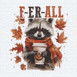 feral girl fall raccoon meme autumn png
