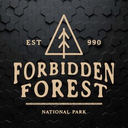 forbidden forest national park est 990 svg