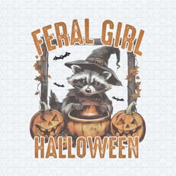 retro feral girl halloween raccoon witch vibes png