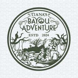retro tianas bayou adventure magic kingdom disneyland svg