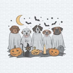 dog lover cute halloween autumn ghost boo png