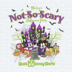 mickeys not so scary halloween party png