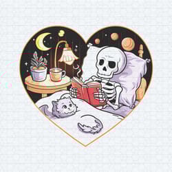skeleton cat reading cat day international 8th august png