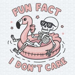 trending funny meme fun fact i dont care svg