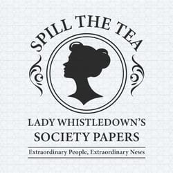 gift for her spill the tea lady whistle down svg