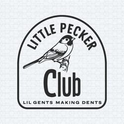 retro little pecker club meme svg