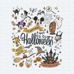 999 happy haunts not so scary halloween png1
