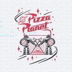 retro pizza planet disney cartoon svg1