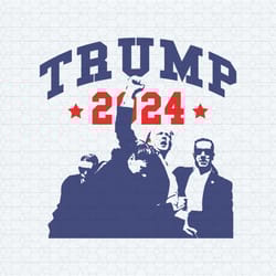 trump 2024 support for president svg