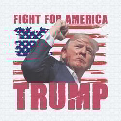 trump fight for america us flag png
